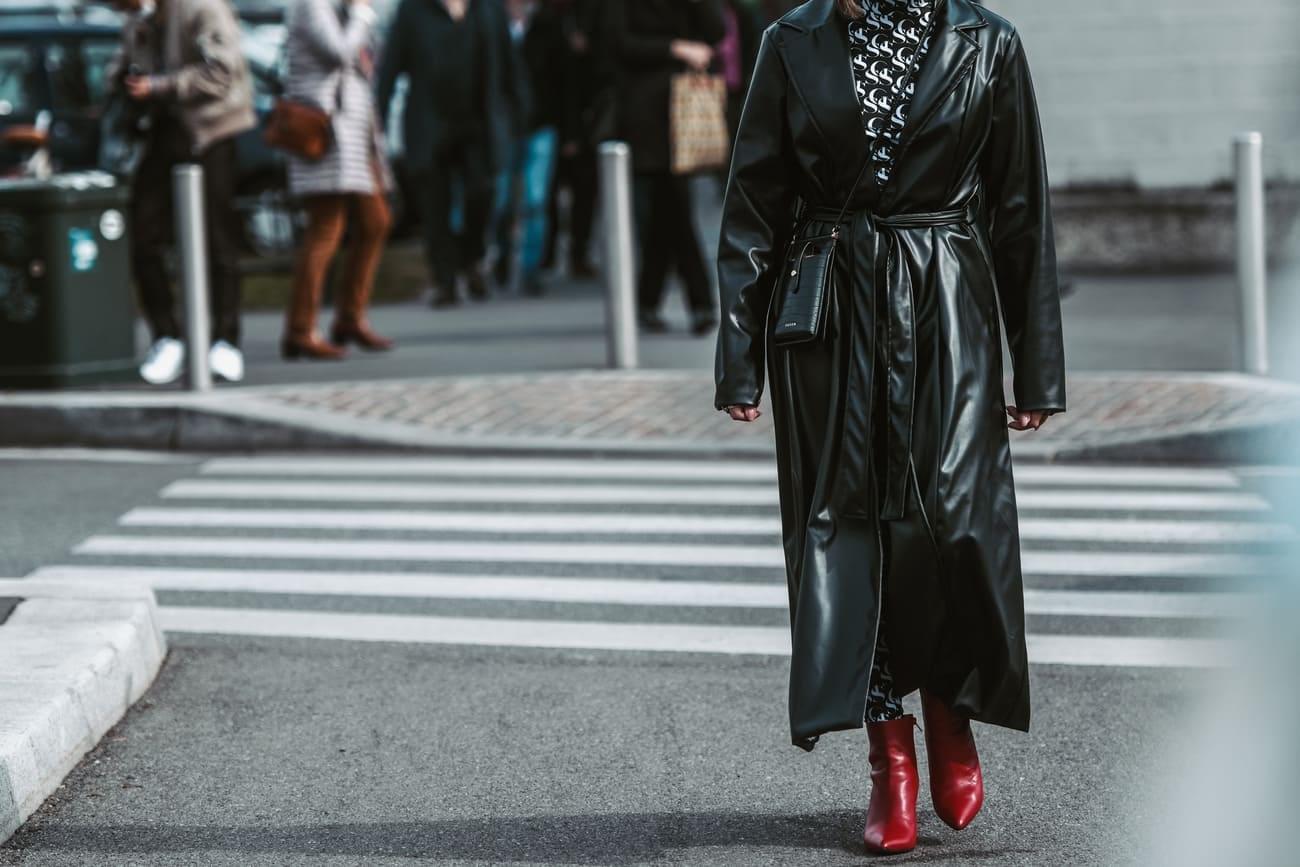 A leather trench coat is a must-have for your wardrobe this season