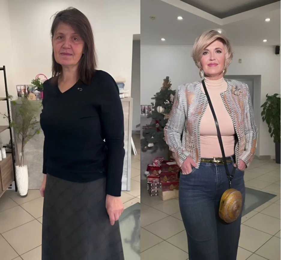 The Ukrainian soldier gave his mom a beauty transformation!  .jpg?format=webp